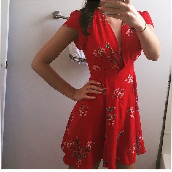 Floral summer dress size Small 4-6 - Picture 2 of 3